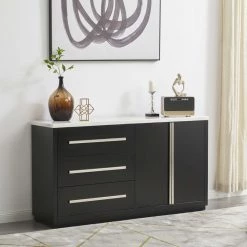Signature Design By Ashley® Vollardi - Almost Black - Dining Room Server Servers 15 Signature Design By Ashley® Vollardi - Almost Black - Dining Room Server Servers
