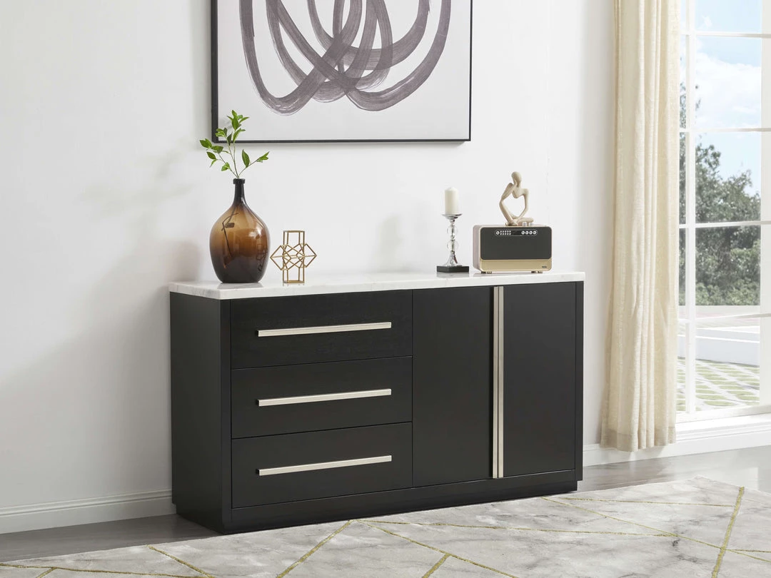 Signature Design By Ashley® Vollardi - Almost Black - Dining Room Server Servers 6 Signature Design By Ashley® Vollardi - Almost Black - Dining Room Server Servers