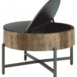 Ashley Furniture Nashbryn - Gray/brown - Round Cocktail Table 13 Ashley Furniture Nashbryn - Gray/brown - Round Cocktail Table