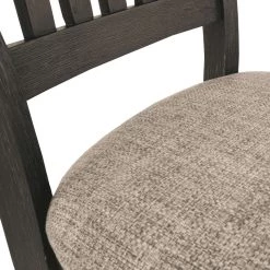 Ashley Furniture Tyler - Black/grayish Brown - Dining Uph Side Chair (2/cn) - Slatback