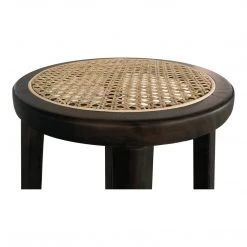 Moe's Home Collection Mcguire Counter Stool Dark Brown Stools