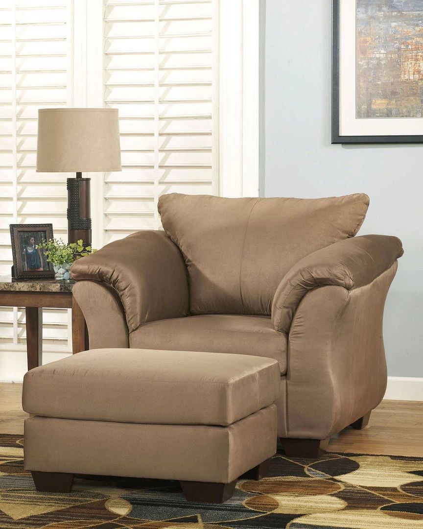 Signature Design By Ashley® Darcy - Chair With Ottoman Chair & Ottoman Sets 3 Signature Design By Ashley® Darcy - Chair With Ottoman Chair & Ottoman Sets
