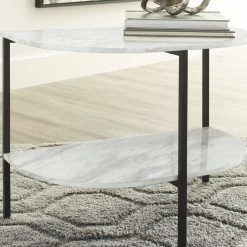 Ashley Furniture Donnesta - Gray/black - Chair Side End Table Tables