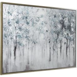 Ashley Furniture Accessories Breckin - Blue/gray/white - Wall Art