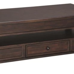 Ashley Furniture Barilanni - Dark Brown - Lift Top Cocktail Table