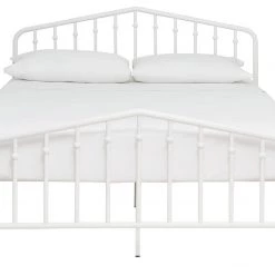 Ashley Furniture Trentlore - White - Queen Metal Hdbd/ftbd/rails