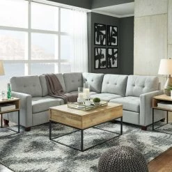 Signature Design By Ashley® Sectionals Edlie - Ready To Assemble Left Arm Facing Corner Chair, Armless Chair, Wedge, Armless Chair, Right Arm Facing Corner Chair Sectional