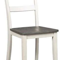 Ashley Furniture Nelling - White / Brown / Beige - Dining Room Side Chair (2/cn)