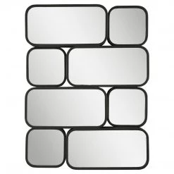 Accessories Uttermost Canute Modern Black Mirror
