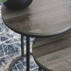 Ashley Furniture Briarsboro - Black/gray - Accent Table Set (2/cn)