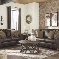 Ashley Furniture Nicorvo - Coffee - Queen Sofa Sleeper