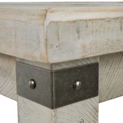Ashley Furniture Carynhurst - White Wash Gray - Rectangular End Table Tables
