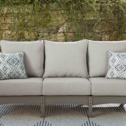 Signature Design By Ashley® Outdoor Sets Visola - Gray - 6 Pc. - Lounge Set