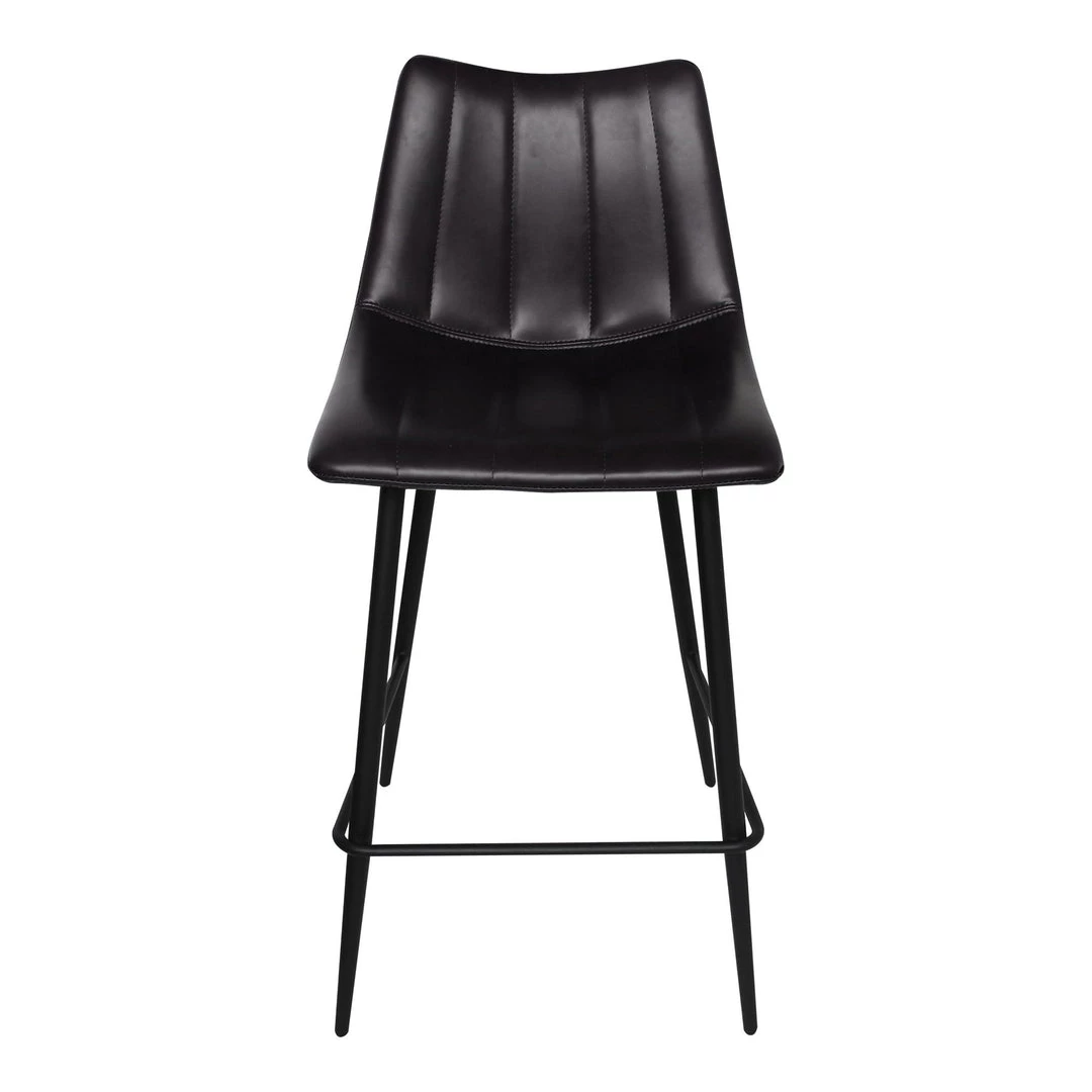 Moe's Home Collection Alibi Counter Stool Matte Black-m2 Stools 3 Moe's Home Collection Alibi Counter Stool Matte Black-m2 Stools