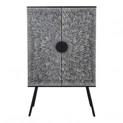 Moe's Home Collection Cabinets Sunburst Wine Cabinet