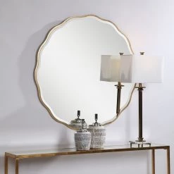 Uttermost Aneta Gold Round Mirror 13 Uttermost Aneta Gold Round Mirror