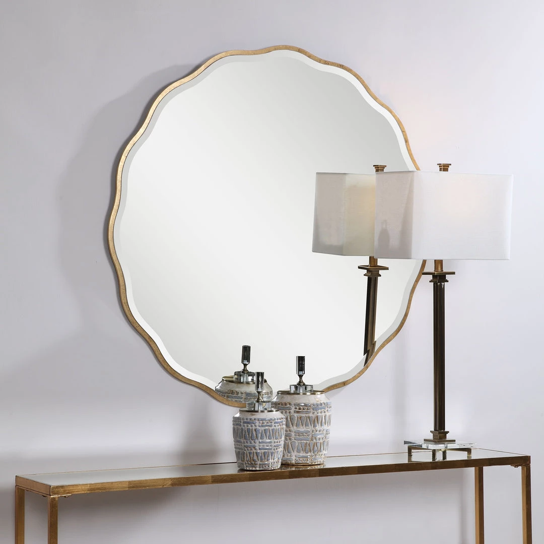 Uttermost Aneta Gold Round Mirror 7 Uttermost Aneta Gold Round Mirror