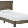 Ashley Furniture Shamryn - Grayish Brown - Twin Panel Bed 1 Ashley Furniture Shamryn - Grayish Brown - Twin Panel Bed