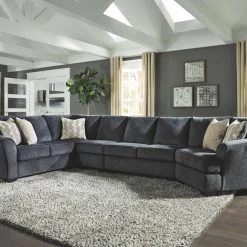 Signature Design By Ashley® Eltmann - Left Arm Facing Sofa With Corner Wedge, Armless Loveseat, Armless Chair, Right Arm Facing Cuddler Sectional Sectionals