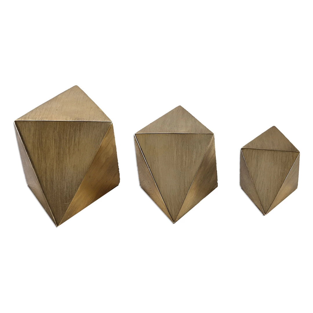 Uttermost Rhombus Champagne Accents, S/3 5 Uttermost Rhombus Champagne Accents, S/3