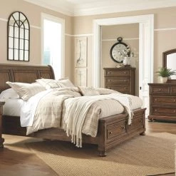 Ashley Furniture Chests Flynnter - Medium Brown - Five Drawer Chest