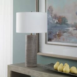 Uttermost Monolith Gray Table Lamp Accessories