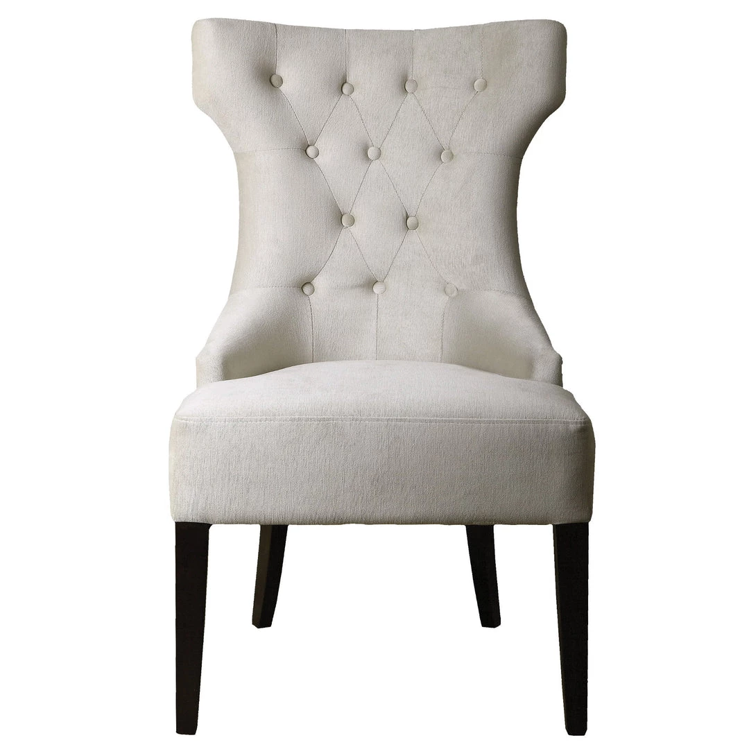 Uttermost Arlette Tufted Wing Chair 3 Uttermost Arlette Tufted Wing Chair