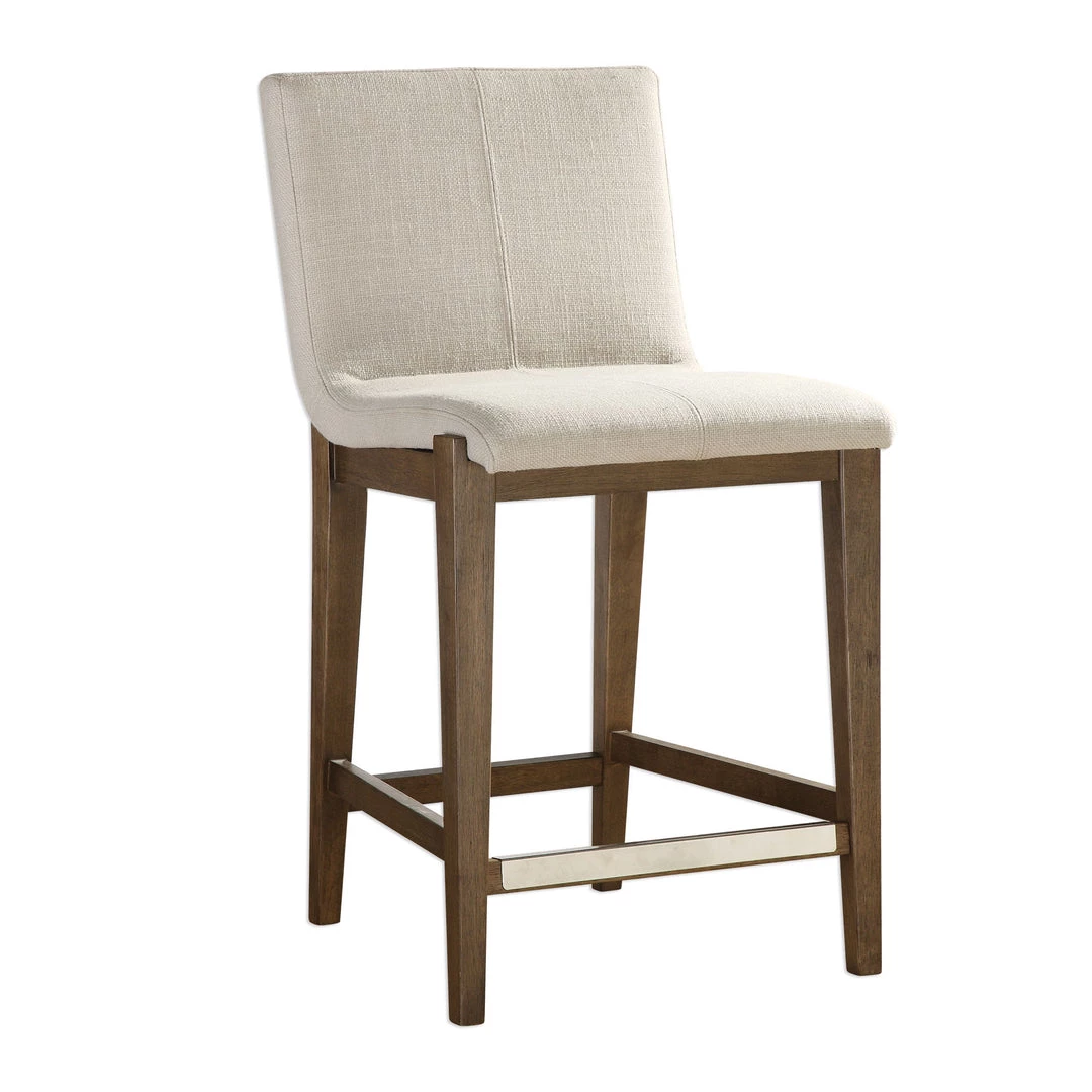 Uttermost Klemens Linen Counter Stool Stools 3 Uttermost Klemens Linen Counter Stool Stools