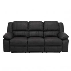 Emerald Home Navaro Reclining Sofa, Licorice Sofas