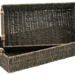 Ashley Furniture Halima - Antique Gray - Tray Set (2/cn)