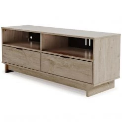Ashley Furniture TV Stands Oliah - Natural - Medium Tv Stand