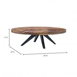 Moe's Home Collection Tables Parq Oval Coffee Table 14 Moe's Home Collection Tables Parq Oval Coffee Table