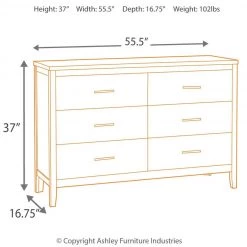 Ashley Furniture Olivet - Premium - Dresser, Mirror