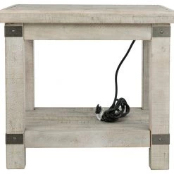 Ashley Furniture Carynhurst - White Wash Gray - Rectangular End Table Tables 15 Ashley Furniture Carynhurst - White Wash Gray - Rectangular End Table Tables