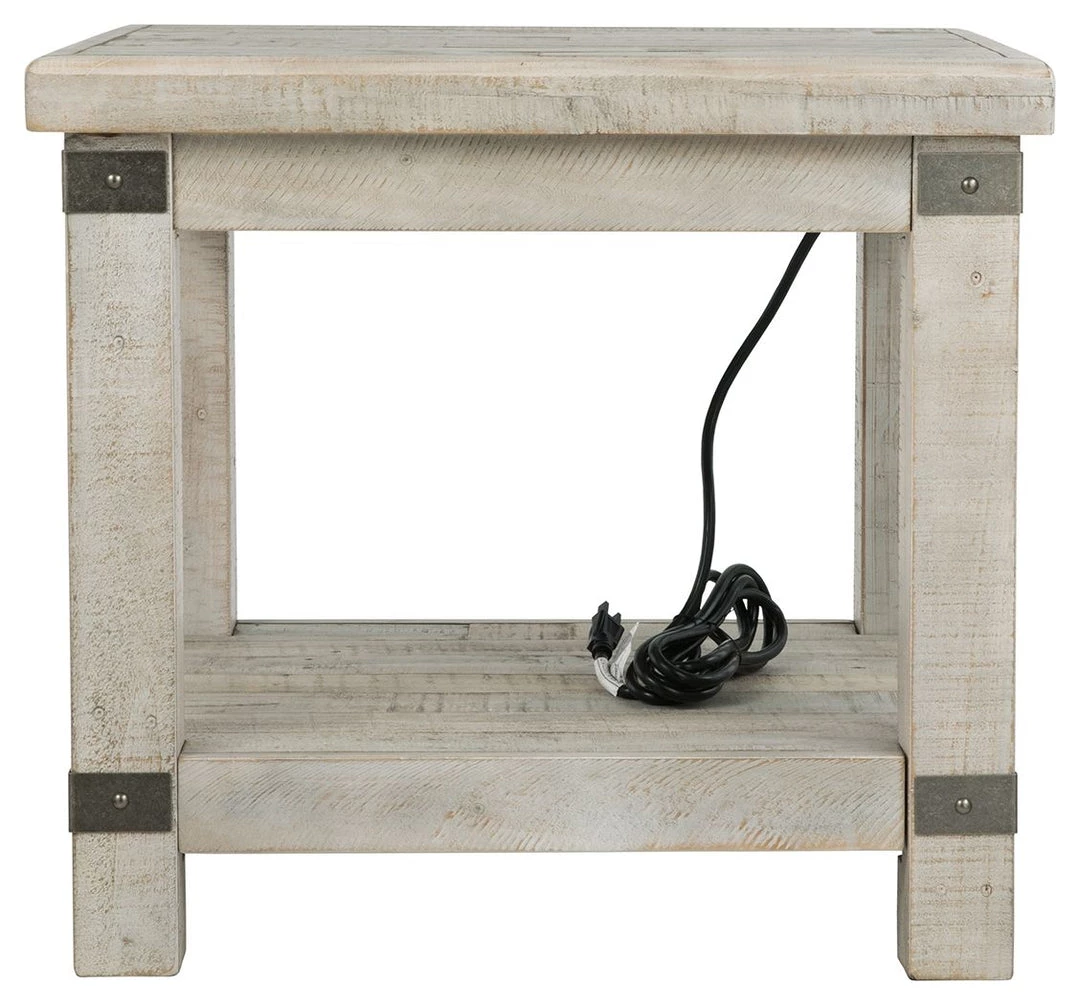 Ashley Furniture Carynhurst - White Wash Gray - Rectangular End Table Tables 7 Ashley Furniture Carynhurst - White Wash Gray - Rectangular End Table Tables