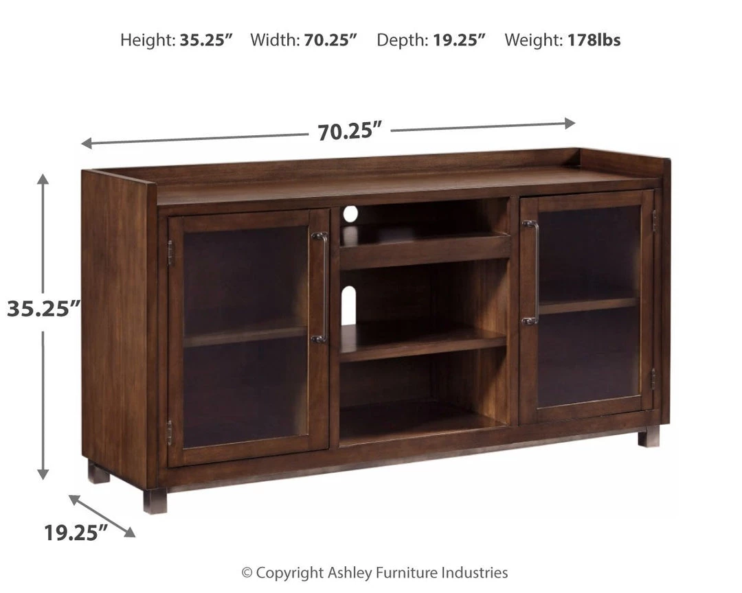 Ashley Furniture TV Stands Starmore - Brown - Xl Tv Stand W/fireplace Option 4 Ashley Furniture TV Stands Starmore - Brown - Xl Tv Stand W/fireplace Option