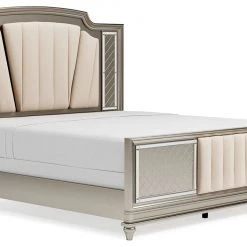 Signature Design By Ashley® Beds Chevanna - Platinum - King Upholstered Panel Bed 10 Signature Design By Ashley® Beds Chevanna - Platinum - King Upholstered Panel Bed