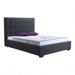 Moe's Home Collection Beds Belle Storage Bed King Charcoal Fabric 13 Moe's Home Collection Beds Belle Storage Bed King Charcoal Fabric