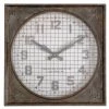 Uttermost Warehouse Wall Clock W/ Grill