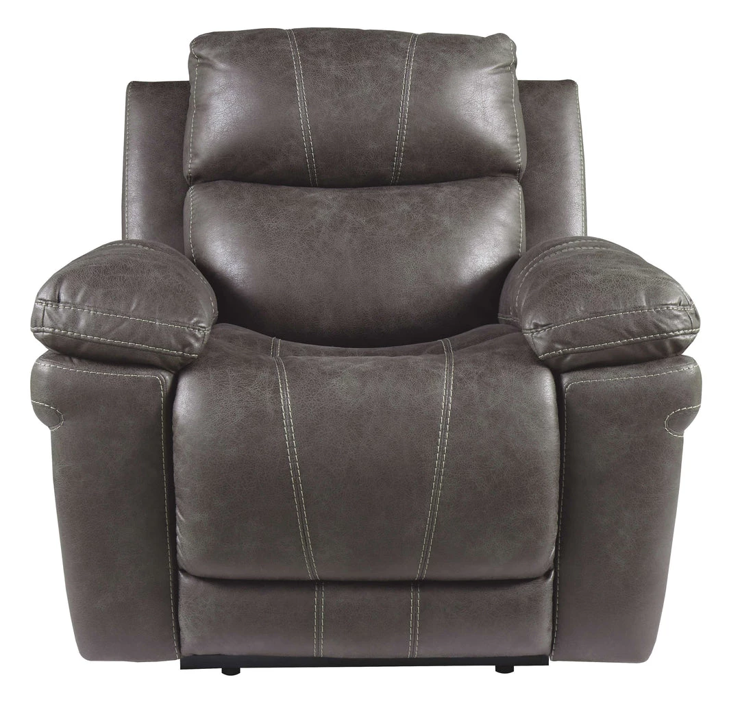 Ashley Furniture Reclining Furniture Erlangen - Midnight - Pwr Recliner/adj Headrest 4 Ashley Furniture Reclining Furniture Erlangen - Midnight - Pwr Recliner/adj Headrest