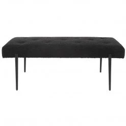 Benches Uttermost Olivier Modern Black Bench
