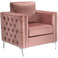 Ashley Furniture Lizmont - Blush Pink - Accent Chair