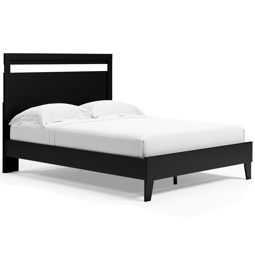 Signature Design By Ashley® Finch - Black/brown - Queen Panel Platform Bed 6 Signature Design By Ashley® Finch - Black/brown - Queen Panel Platform Bed