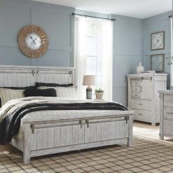 Ashley Furniture Nightstands Brashland - White - Three Drawer Night Stand