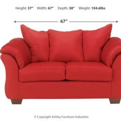 Ashley Furniture Darcy - Loveseat Contemporary - Stationary Loveseats 70 Ashley Furniture Darcy - Loveseat Contemporary - Stationary Loveseats