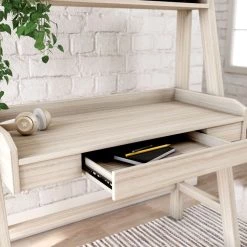 Ashley Furniture Blariden - Natural - Desk W/hutch Desks