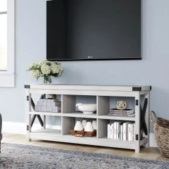 Signature Design By Ashley® Bayflynn - White/black - Large Tv Stand TV Stands