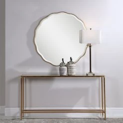 Uttermost Aneta Gold Round Mirror 11 Uttermost Aneta Gold Round Mirror