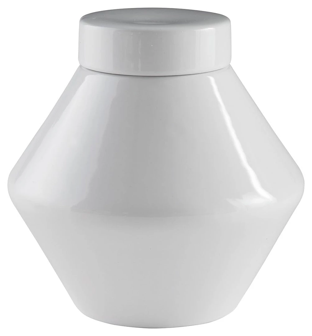 Ashley Furniture Domina - White - Jar (2/cs) - Large Table Decor 3 Ashley Furniture Domina - White - Jar (2/cs) - Large Table Decor