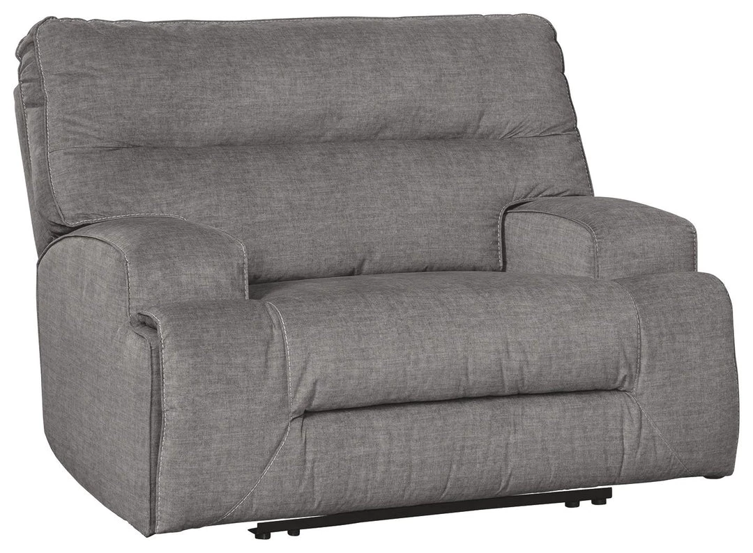 Ashley Furniture Coombs - Charcoal - Wide Seat Power Recliner 3 Ashley Furniture Coombs - Charcoal - Wide Seat Power Recliner